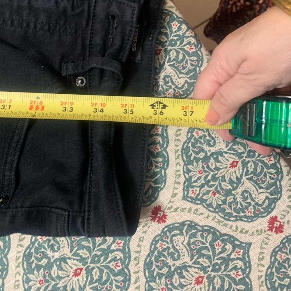 Express Women's Skinny Jeans - Midnight Black - Picture 5 of 7
